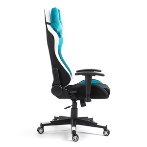 Silla Gamer de Alta Calidad, Lujosa, Azul, Negra y Blanca, Silla de Escritorio para Juegos de PC, Sillas Gamer <span class=keywords><strong>Cougar</strong></span> con Reposapiés y Masaje - Product Image 5