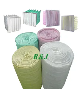 F9 Industrial Synthetic Fiber Air Filter Material Air Purifier Medium Efficiency Pocket Filter Rolls Media Dust Air Bag Filter