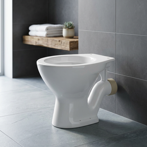 AA Grade White Ceramic EWC S <b>Trap</b> European Water Closet Toilet Commode Floor Mounted Sanitary Ware - Product Image 2
