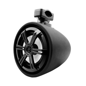 Altavoces de Torre BT a prueba de agua con luz LED de 6,5 pulgadas, tablero de despertador marino IP66 negro, para barco, ATV, UTV, esquí acuático - Product Image 3