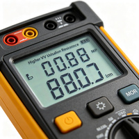 Testeur numérique de résistance d'isolement 500V 1000V 2500V 5000V Mégohmmètre haute tension pour une précision de mesure (0,05% + 2) avec écran LCD