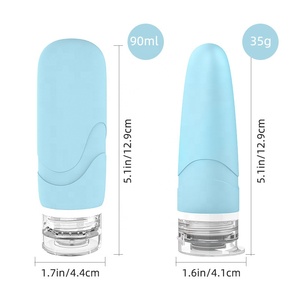 ขวดซิลิโคนปลอดสาร BPA เป็นมิตรกับสิ่งแวดล้อม สำหรับใส่เครื่องใช้ในห้องน้ำ เหมาะสำหรับการเดินทาง ได้รับการรับรองจาก <span class=keywords><strong>TSA</strong></span> ขนาดพกพา อุปกรณ์เสริมสำหรับการเดินทาง - Product Image 3