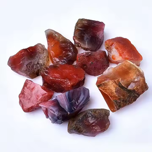 Agate de minerai brut irrégulière de <span class=keywords><strong>cornaline</strong></span> naturelle non polie pour l'artisanat en cristal artisanal de Rolling Stones - Product Image 6