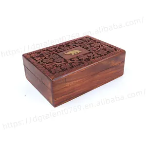 泰来定制木质包装礼品盒红木首饰盒节日便携木质收纳盒