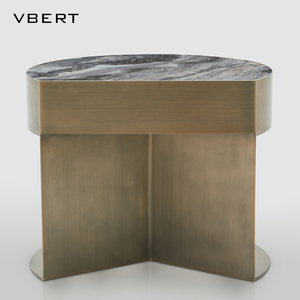 WBERT Italian Designer Leather Art Locker Modern Simple Bedroom <strong>Circular</strong> <strong>Bedside</strong> Cabinet Nightstands Luxury <strong>Bedside</strong> <strong>Table</strong> - Product Image 2