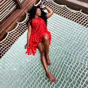 Amaca Sospesa per Interni ed Esterni, Ideale per Casa, Campeggio, Cameretta dei Bambini, Dormitorio e Spiaggia - Product Image 1