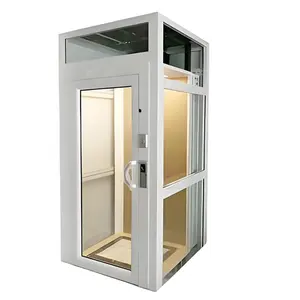 Small Villa Household Elevator Private Lift Machine Traction System Elevator Lift