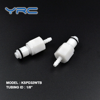 Coupure du connecteur en plastique CPC Valve Tuyau d'air en ligne Barb Raccord de tube à déconnexion rapide pour la circulation de l'eau