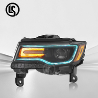 Phare LED LS pour Jeep Grand Cherokee WK2 14-21, signal dynamique LED, lentille de projecteur, accessoires automobiles