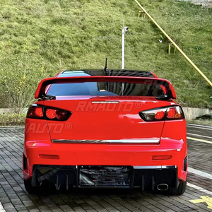 Alerón Trasero de Alta Calidad para Mitsubishi Lancer Evo, de Plástico ABS Sin Pintar, Cubierta para la Tapa del Maletero, Estilo Deportivo - Product Image 4