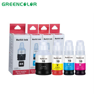 Greencolor-recarga de tinta buk GI-10, tinta de inyección de tinta a base de agua GI10 GI 10 70 40 80 para Canon PIXMA <span class=keywords><strong>GM2010</strong></span> G5080 - Product Image 1