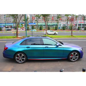 Film vinyle pour voiture super brillant bleu ciel gris jaune rouge vert noir, autocollant vinyle pour carrosserie complète de voiture - Product Image 2