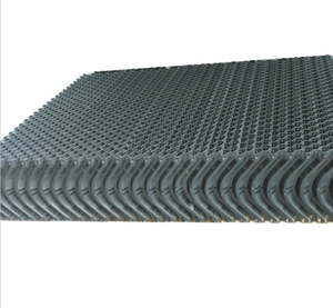 Qingzhou Muhe korrosionsbeständiger PVC-Kunststoff Viehzucht-Kühlpolster waschbarer nasser Vorhang-Luft-Wasser-Kühler Heimgebrauch - Product Image 3