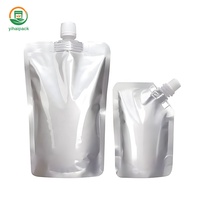 Pochettes Doypack personnalisées biodégradables avec bec verseur 500ml, 100ml, 50ml pour l'emballage de jus, café, thé, cosmétiques