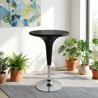 Table haute en ABS style industriel pour bar, maison et cuisine, à haute hauteur