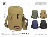Borsa a tracolla da uomo in nylon con cinturino per telefono, per uso esterno - Product Image 1