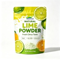 Poudre de jus de citron vert de haute qualité, soluble, qualité alimentaire, pour la pâtisserie et les boissons, complément naturel de vitamine C