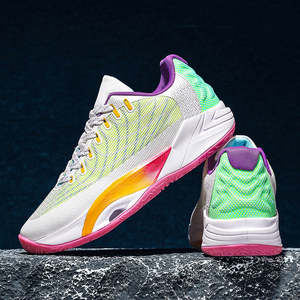 Chaussures de basketball respirantes pour hommes, taille 13 (47), légères, amortissantes, baskets athlétiques montantes pour la gym, idéales pour les pieds larges - Product Image 4