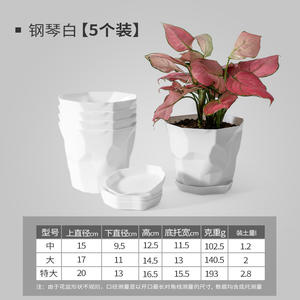 Maceta pequeña grande <span class=keywords><strong>de</strong></span> resina plástica Simple nórdica <span class=keywords><strong>directa</strong></span> <span class=keywords><strong>de</strong></span> fábrica 2024, maceta <span class=keywords><strong>de</strong></span> plástico <span class=keywords><strong>de</strong></span> nuevo diseño, maceta Floral hermosa - Product Image 6