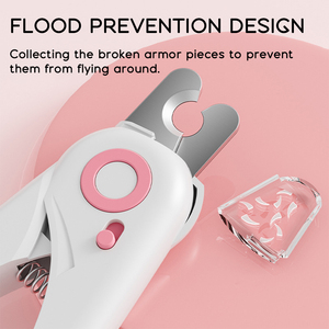 Mini Outil de Toilettage Portable pour Animaux Nouveau Design Coupe-Ongles pour Chiens et Chats avec LED en Acier Inoxydable Fournitures d'Entretien des Griffes - Product Image 5