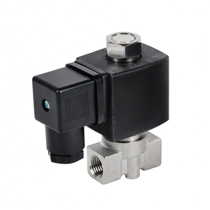 Válvula Solenoide de Aire Micro de Acero Inoxidable COVNA DN8 de 1/4 de Pulgada, 2 Vías, 12 V CC, Normalmente Cerrada - Product Image 1