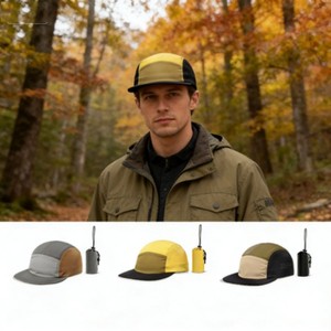 Gorras de Béisbol de 7 Paneles de Secado Rápido y Plegables para Exteriores, Unisex, para Ciclismo, Camping, Senderismo, con Visera Corta, Diseño de Leopardo con Puntos de Colores Contrastantes, Ligeras - Product Image 5