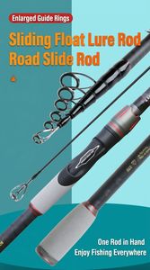 <span class=keywords><strong>Canne</strong></span> <span class=keywords><strong>à</strong></span> <span class=keywords><strong>pêche</strong></span> télescopique portable en fibre de carbone pour la <span class=keywords><strong>pêche</strong></span> en <span class=keywords><strong>mer</strong></span> avec poignée en EVA, guides rigides légers et utilisation polyvalente - Product Image 2