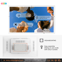 Señalización Digital TFT, Pantalla Táctil Múltiple de Montaje en Pared, WiFi, Sistema Operativo Android, Carcasa Metálica, Reproductor de Publicidad para Taxis, Marco Abierto Compatible con CMS