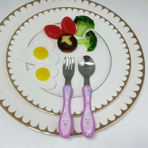 Phim Hoạt Hình Nụ Cười Thiết Kế Muỗng Nĩa Trẻ Em Thiết Lập Dao Kéo Trẻ Em Dao Kéo Cho Các Trường Học - Product Image 3