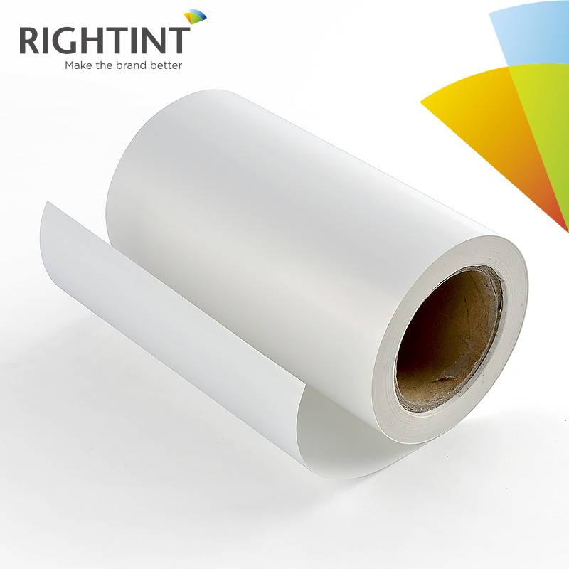 Inkjet Glossy Self-Adhesive White PP Film Single Sided Acrylic Hot Melt Water Activated Masking Material 50m