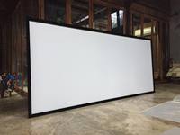 Grand Écran de Projection à Cadre Fixe Transonore de Haute Qualité, Tailles Énormes 180'', 200'', 250'', 300 Pouces, pour Home Cinéma ou Salle de Cinéma