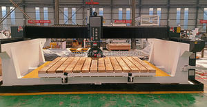 Haute précision vitesse rapide marbre granit Quartz cuisine comptoir découpeuse 5 axes <span class=keywords><strong>CNC</strong></span> pont scie pierre découpeuse - Product Image 5