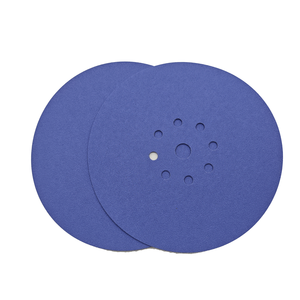 Disque abrasif bleu-violet de 9 pouces à 9 trous, spécial <span class=keywords><strong>ponçage</strong></span> mural, fixation auto-agrippante, pour le polissage du mastic mural et du <span class=keywords><strong>plâtre</strong></span> - Product Image 1