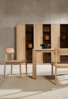 Meuble de rangement haut en bois massif à 5 niveaux pour vin et bar, servant également de buffet et de placard de rangement pour salon