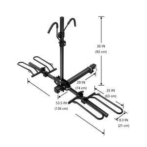 Vélo Tronc Montage En Rack 3 Vélo Arrière Transporteur Carry Rack Voiture Camion avec Fix <span class=keywords><strong>Sangle</strong></span> Capacité Plateau Style Smart Basculement Conception - Product Image 3