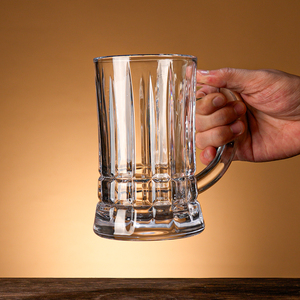 Mug à thé de luxe 550 ml avec poignée, verre à bière élégant pour usage domestique - Product Image 5