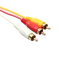 HDTV zu 3RCA Kabel Vergoldeter Stecker zu 3RCA Audio-Video-Konverter Adapter für TV DV CD-Player Smartphone MP3