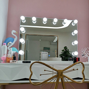 Blanco grande escritorio Hollywood espejo <span class=keywords><strong>con</strong></span> <span class=keywords><strong>bombillas</strong></span> <span class=keywords><strong>de</strong></span> luz maquillaje <span class=keywords><strong>tocador</strong></span> grande - Product Image 5