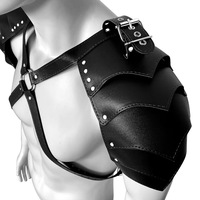 Harnais de poitrine BDSM en cuir respirant sexy pour hommes tenues de fête audacieuses pour Clubbing Festivals tricoté Triangle coupe mode sensuelle