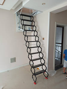 Escaliers de <span class=keywords><strong>trappe</strong></span> de <span class=keywords><strong>grenier</strong></span> de montage de toit d'échelle télescopique électrique automatique - Product Image 5