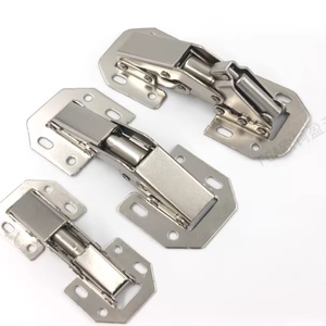 Charnière grenouille moderne en acier laminé à froid épaissi de 3 et 4 pouces, type pont, avec amortisseur, sans rainure, pour porte de placard, usage hospitalier, facile à installer à 90 degrés - Product Image 4