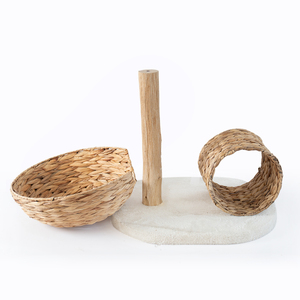 Torre Tiragraffi per Gatti in Legno di Alta Qualità per Interni, Albero da Arrampicata Moderno e Lussuoso per Gatti - Product Image 5