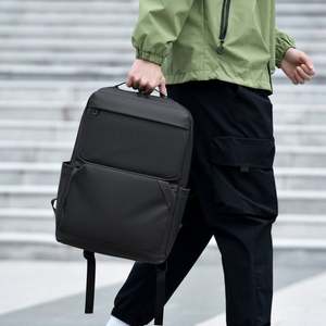 Sac à dos pour <span class=keywords><strong>ordinateur</strong></span> <span class=keywords><strong>portable</strong></span> en PU durable et résistant à l'usure, avec logo personnalisé, pour hommes, style simple, décontracté, idéal pour le bureau, les étudiants et le quotidien. - Product Image 5