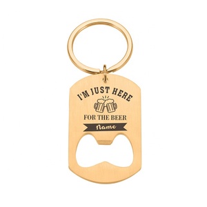 מתכת בקבוק פותחן יפה קידום מכירות מתכת מפתח טבעת בקבוק פותחן - Product Image 2