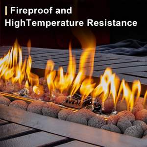 Hoge Kwaliteit 2 "-3" Natuurlijke Tuimelde Lava Rotsen Milieuvriendelijke Outdoor Landschapsarchitectuur Tuindecoratie Vuurkorven - Product Image 2