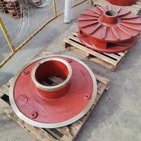 Turbine de pompe à lisier minier à revêtement en métal ou en caoutchouc à haute teneur en chrome