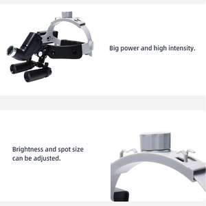 Venta caliente Lupa de gran aumento con faro médico 6X Lupa para Hospital Clínica Dental ENT Oftalmología Estomatología - Product Image 3