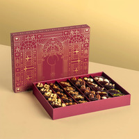 Emballage en carton de haute qualité OEM/ODM Boîte cadeau pour chocolat aux dattes rouges