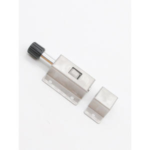 Xingtai Stainless Steel Furniture Locks DK611 Rubber-head Spring Bolt with Exposed Hole <b>Small</b> Metal Door Buckle for <b>Cabinet</b> Door - Product Image 2