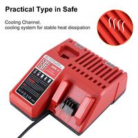 Chargeur multi-tension M12 M18 48-59-1812 48-11-2420 48-11-1815 Série Batterie au lithium Chargeur rapide Compatible avec Milwaukee